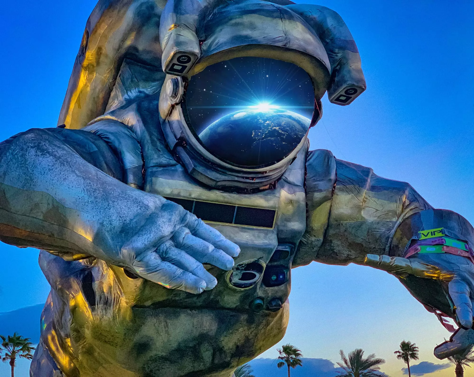 Overview Effect at Coachella by Poetic Kinetics