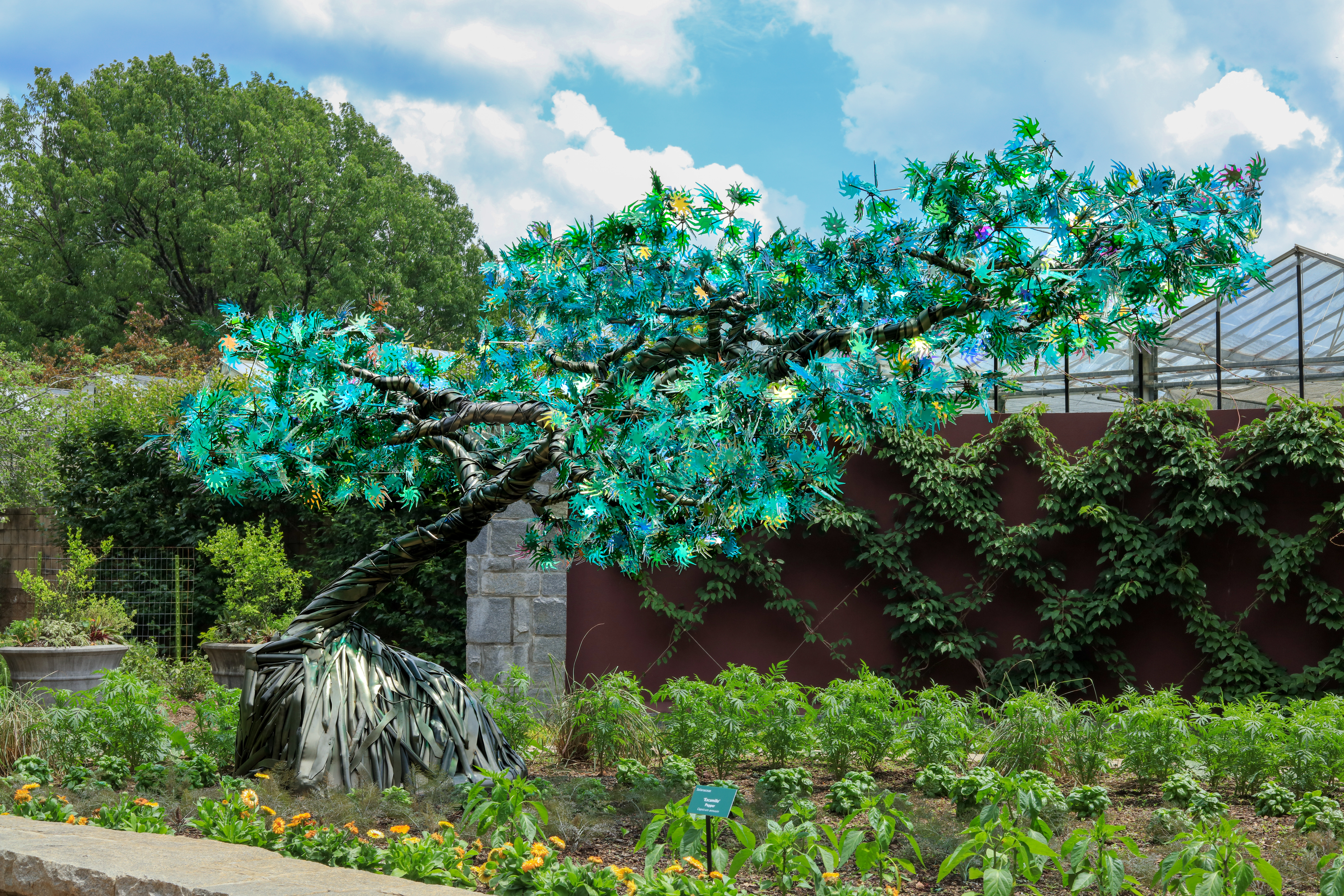 Enchanted Trees by Poetic Kinetics at Atlanta Botanical Garden