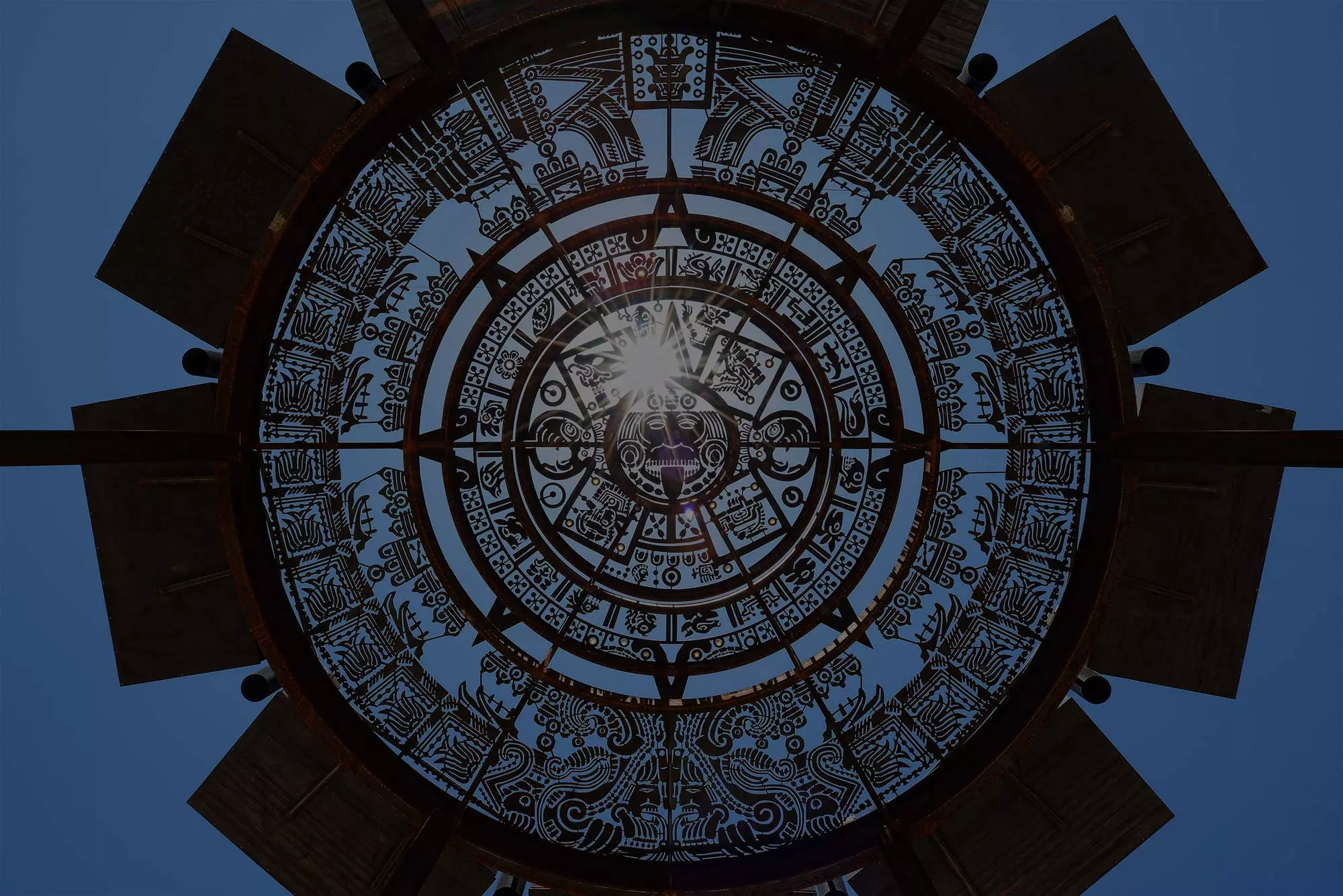 Aztec Pavilion — detail 1 — Poetic Kinetics