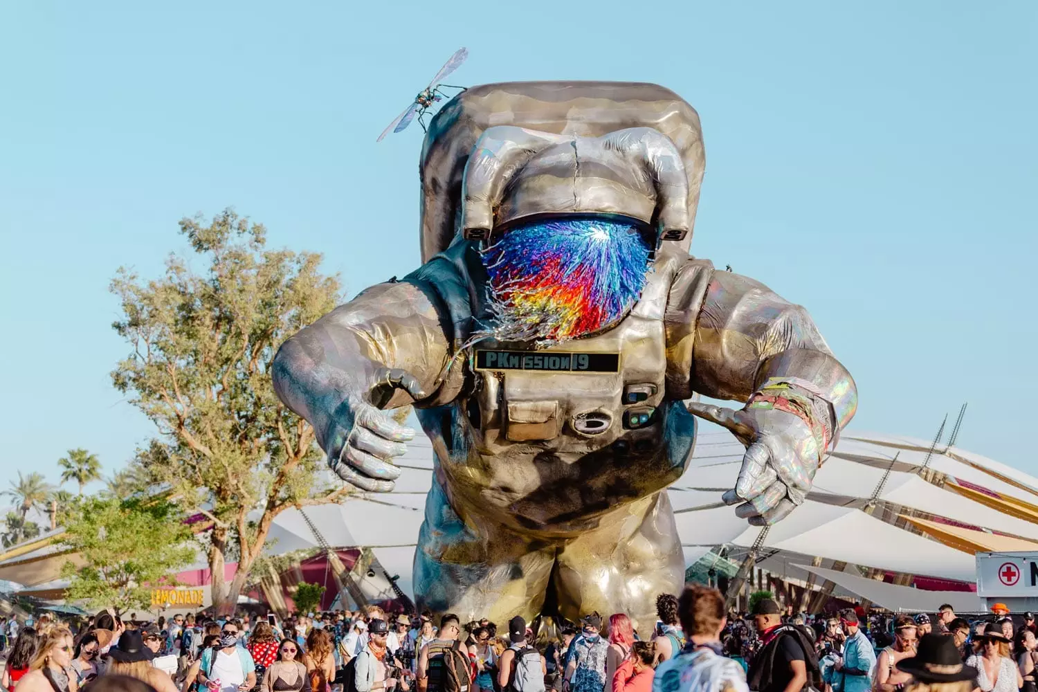 Overview Effect at Coachella by Poetic Kinetics