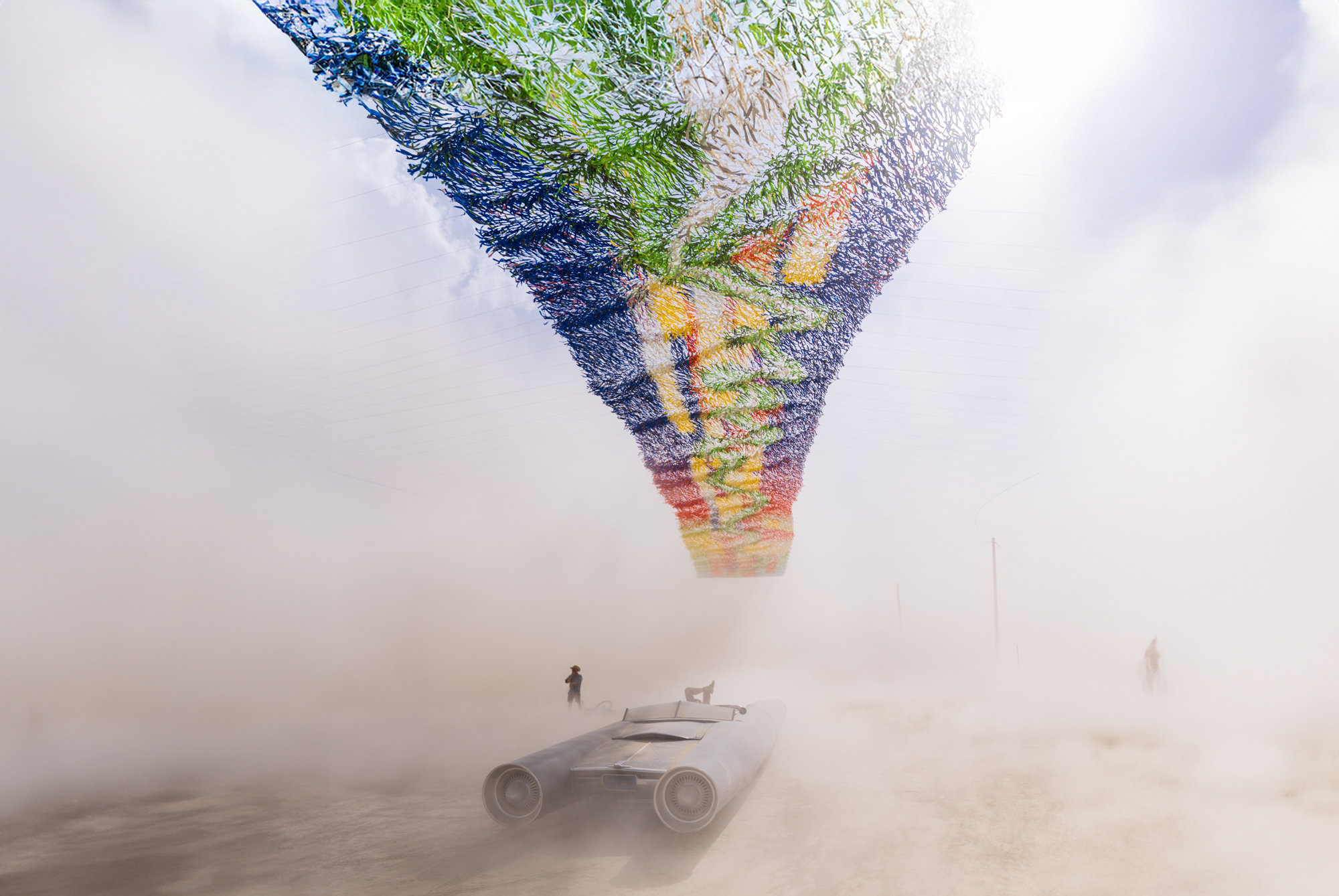 Sky Gazing at Burning Man by Poetic Kinetics