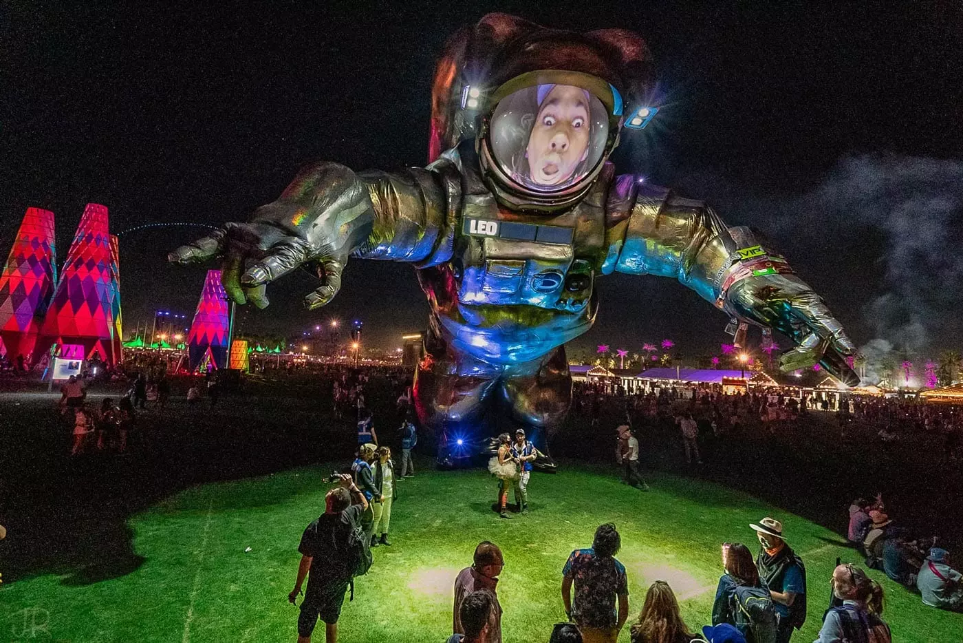 Overview Effect at Coachella by Poetic Kinetics