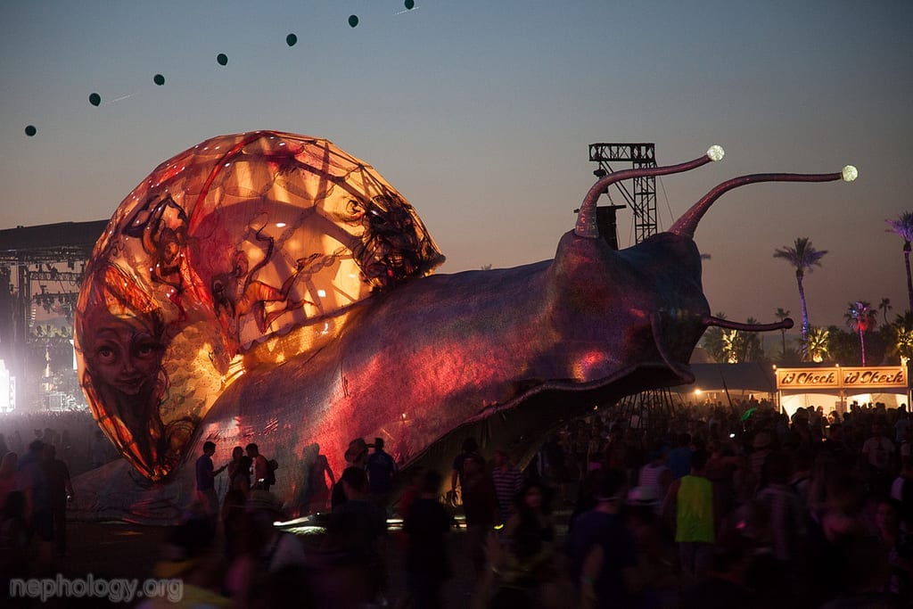 Helix Poeticus at Coachella by Poetic Kinetics