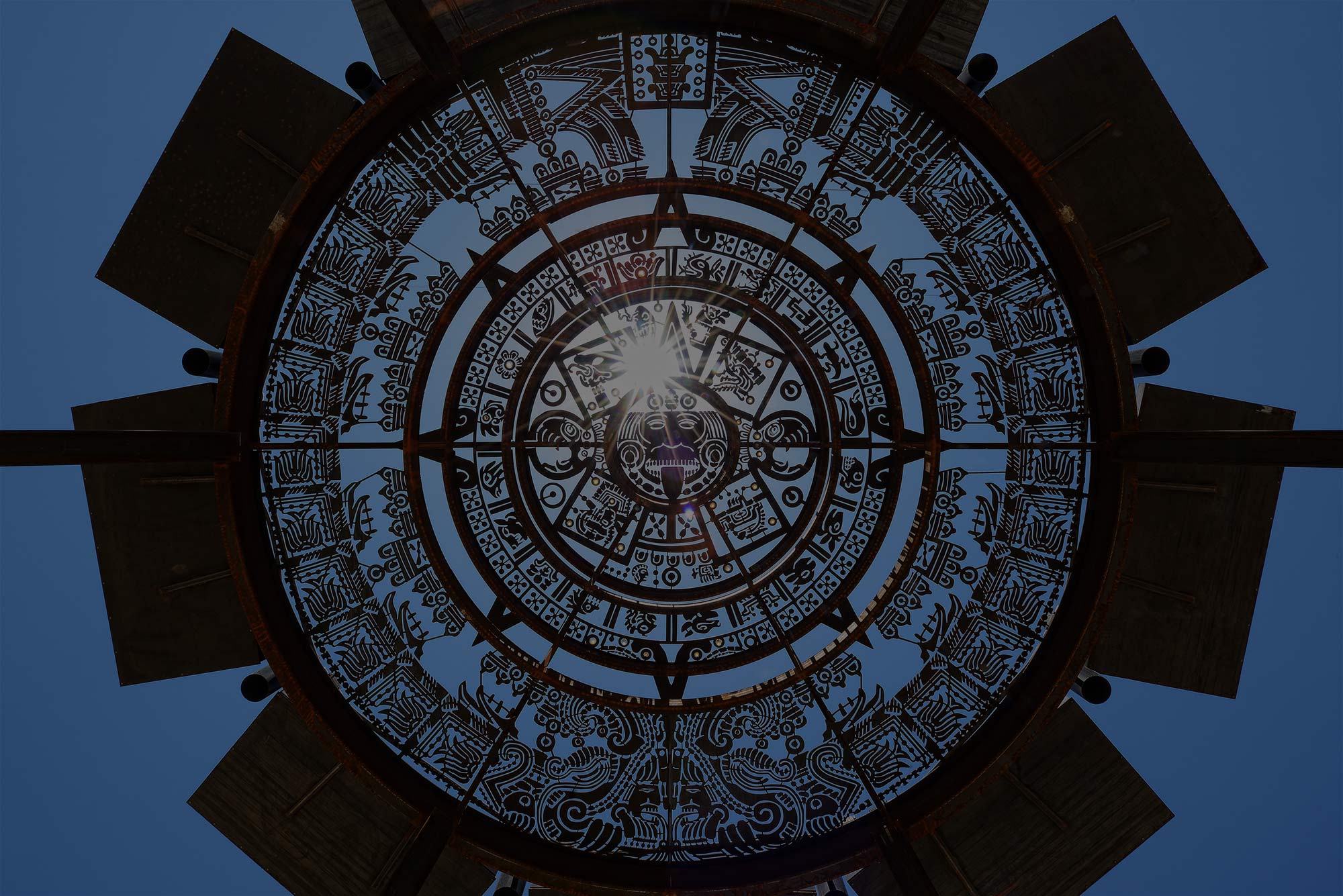 Aztec Pavilion — detail 2 — Poetic Kinetics