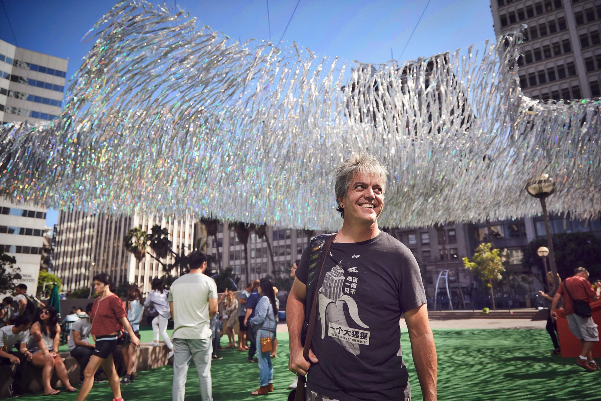 Liquid Shard at Pershing Square by Poetic Kinetics