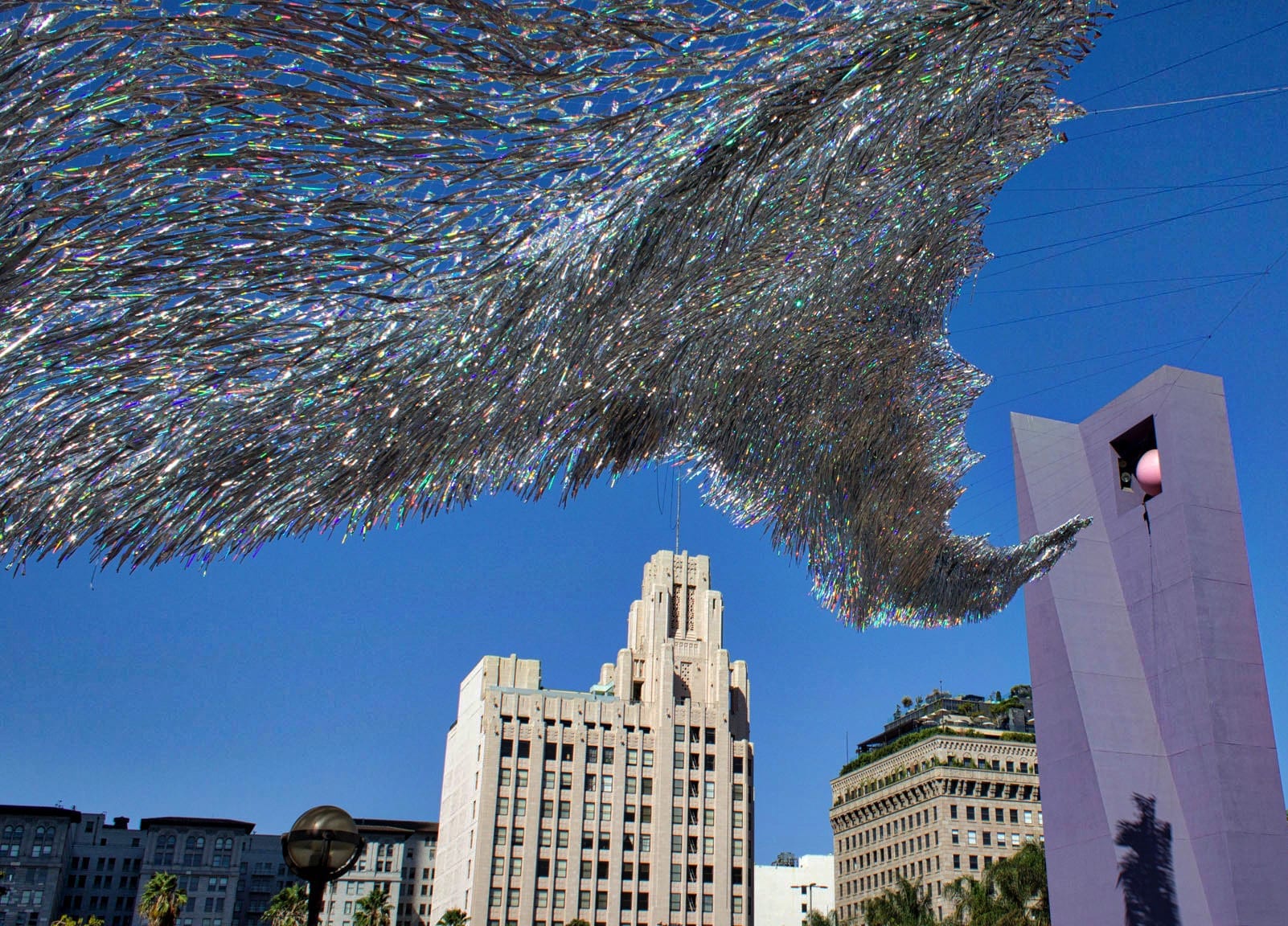 Liquid Shard at Pershing Square by Poetic Kinetics