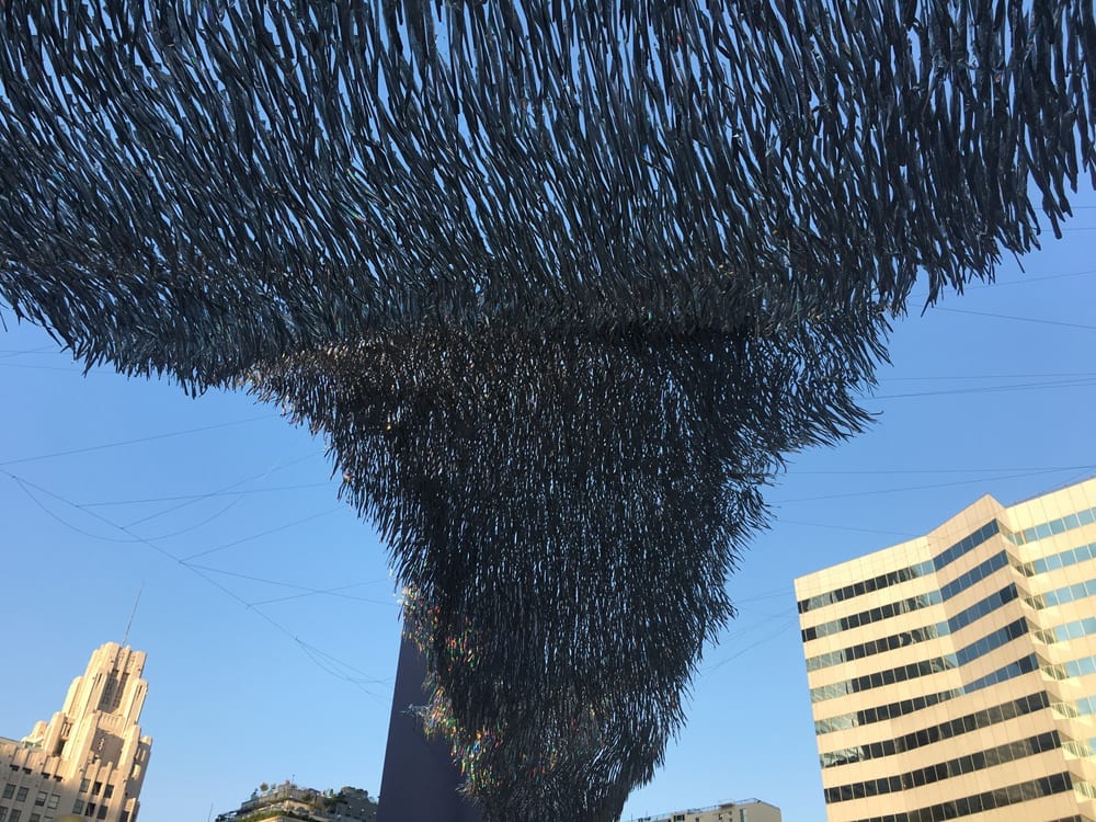 Liquid Shard at Pershing Square by Poetic Kinetics