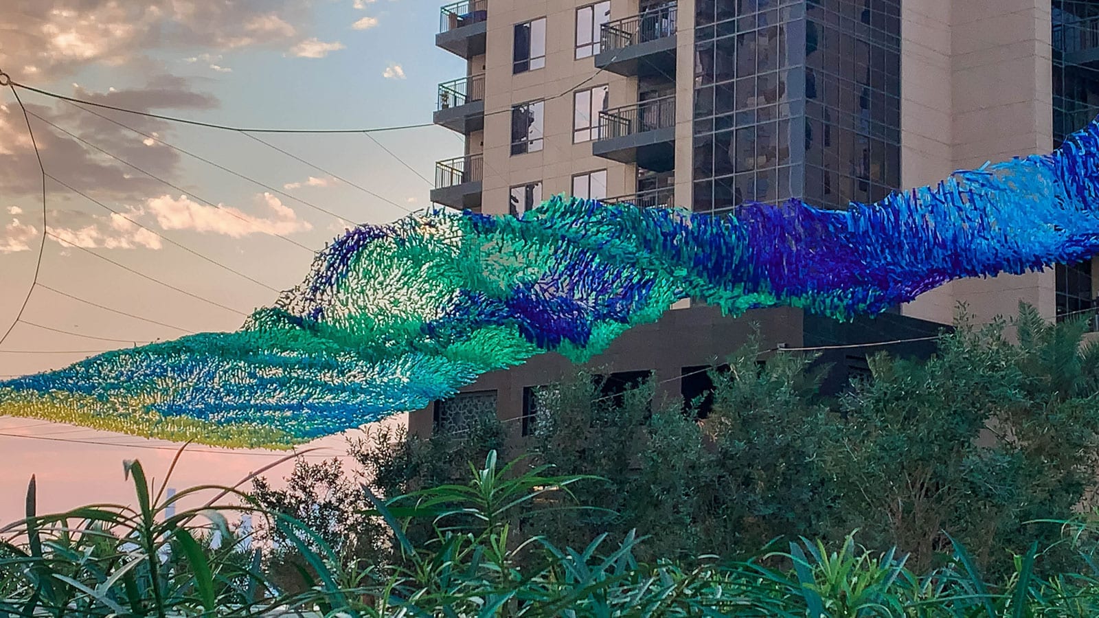 Skyline Stream — detail 2 — Poetic Kinetics