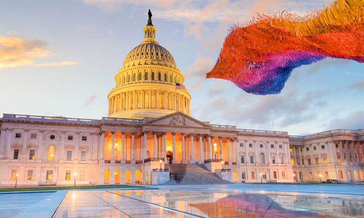 A patchwork of personal messages responding to Covid-19 could be displayed across the National Mall in Washington, DC — original article image