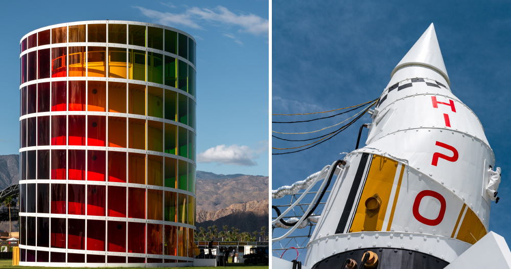 Coachella art installations create a vibrant 'pop-up city' for festival-goers. — original article image