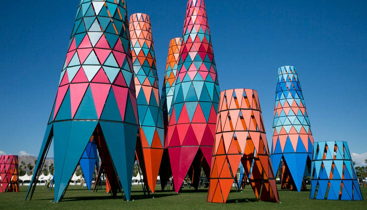 First look: Coachella 2019 festival art installations, from astronaut to cactuses. — original article image