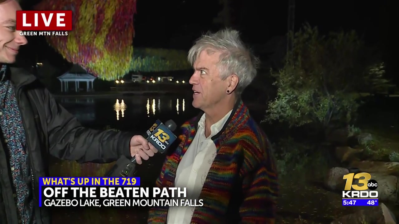 Patrick Shearn interviewed at Off the Beaten Path in Green Mountain Falls — KRDO video cover