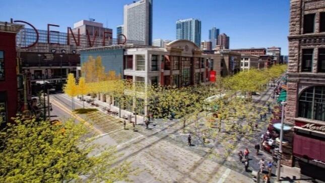 Stainless steel Aspen trees sporting $1.6 million price tag planned for 16th Street Mall”  — original article image